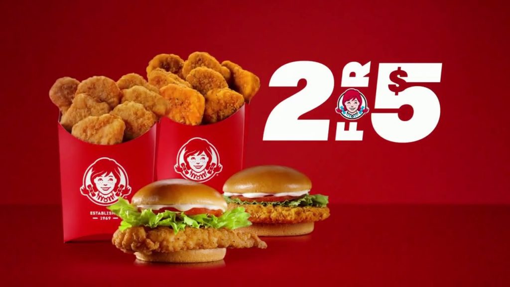 Wendy's 2 for 5