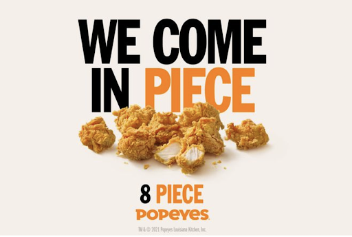 Popeyes Chicken Nuggets - 8PC