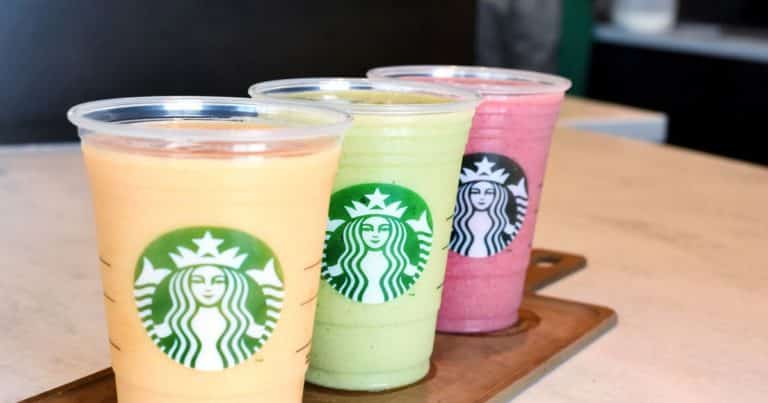 Starbucks Kids smoothies